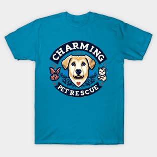 Charming Pet Rescue Tattoo Design T-Shirt